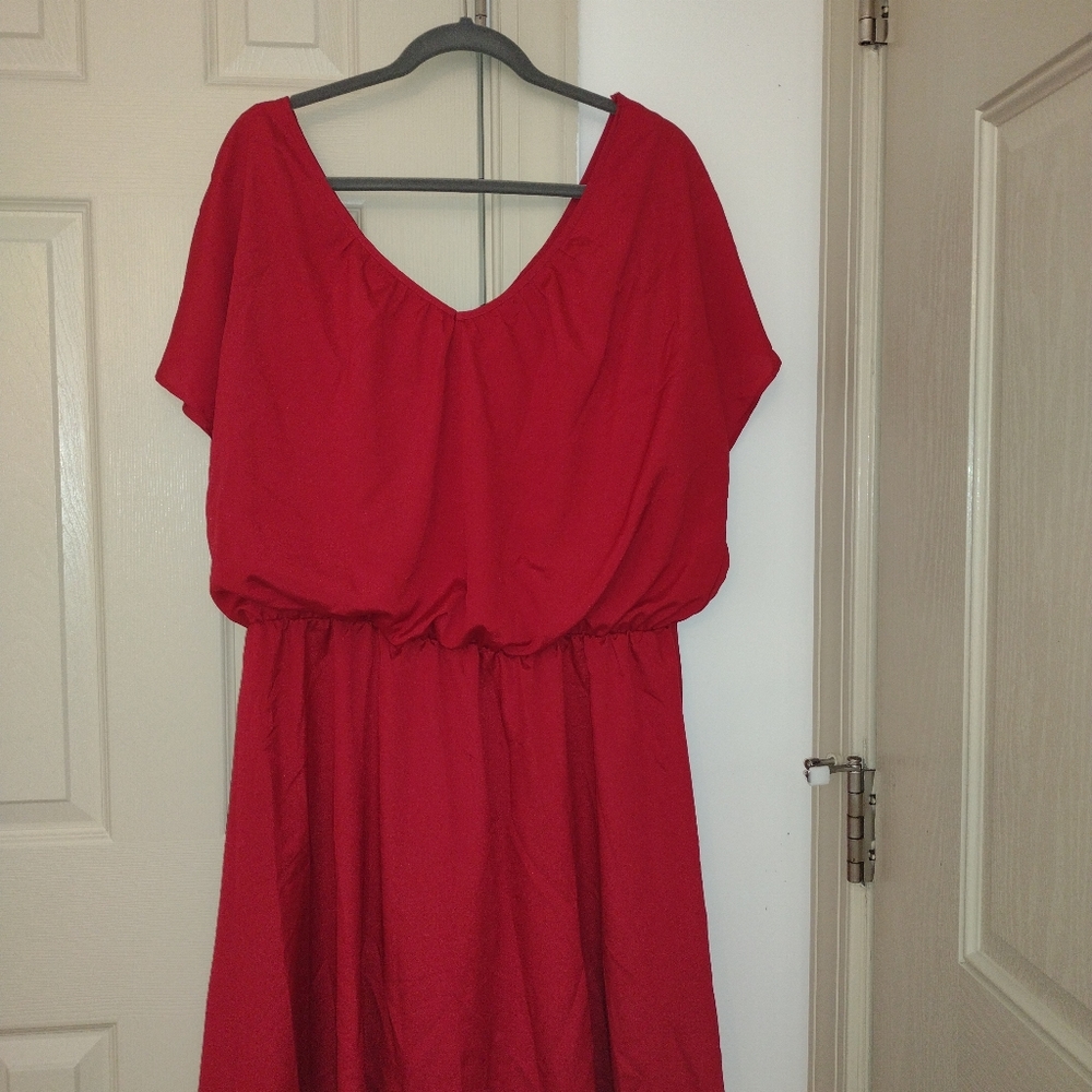 Red dress